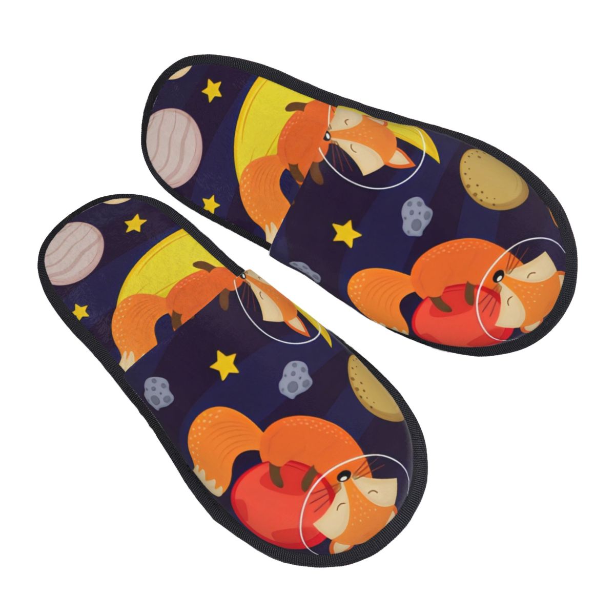 Men Shoes Illustration - Klapki z futerkiem dla kobiet i