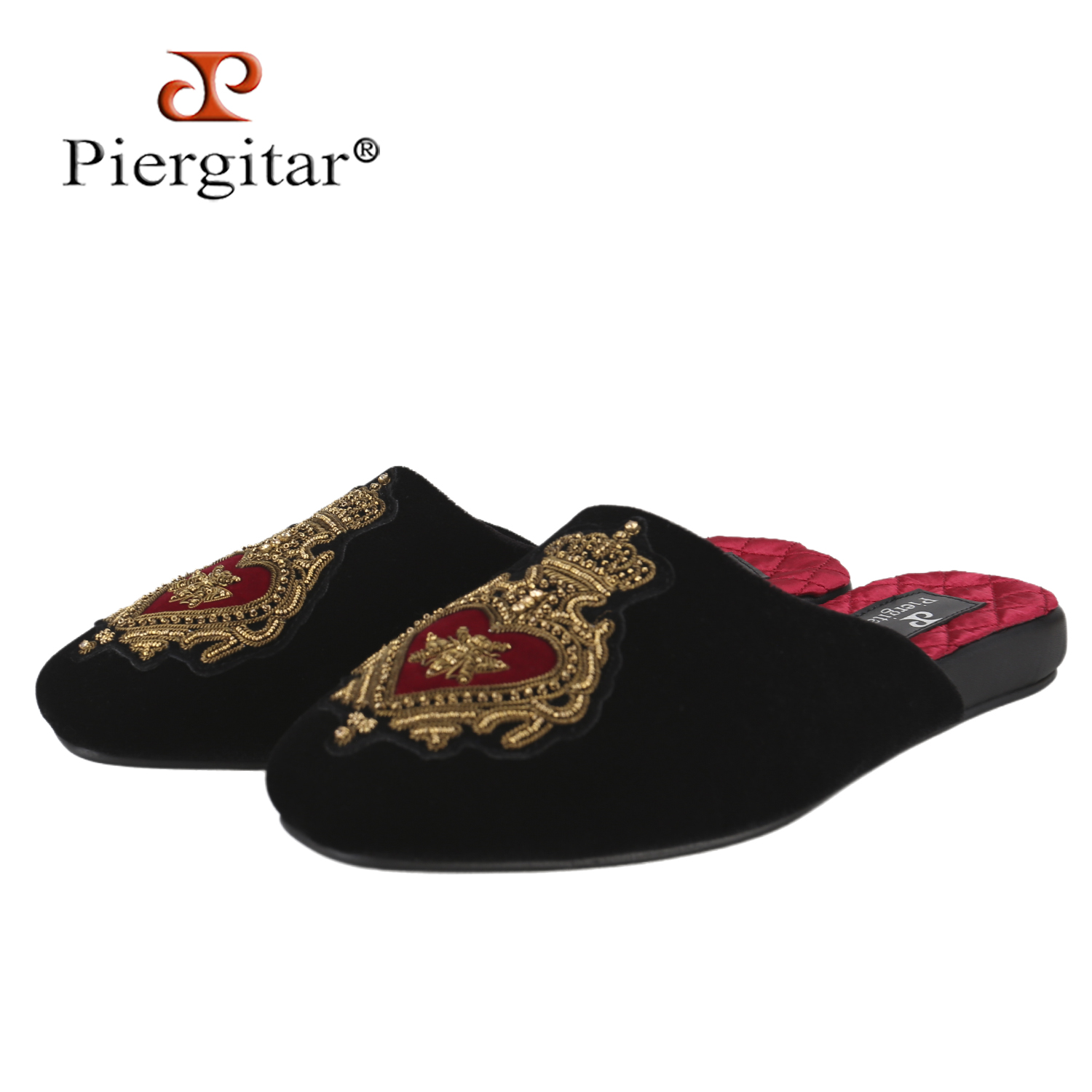 Men Shoes Red Tape - Piergitar 2026 Letnie Nowości Czarne Aksamitne