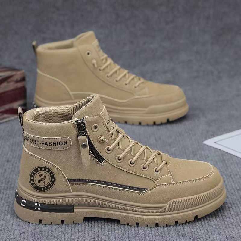Men'S Shoes For Work - Męskie buty robocze retro z wysoką