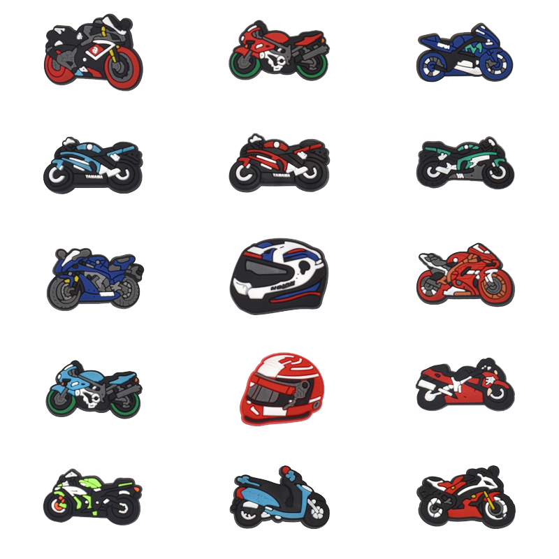 Men Shoes Jeans - Motocykle zawieszki do butów dla Crocs