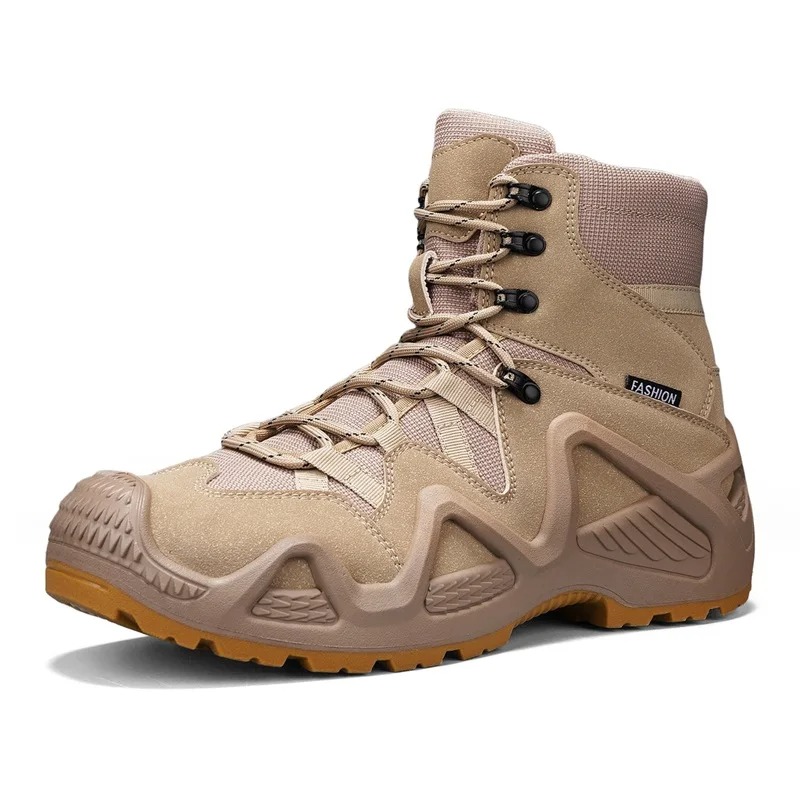 Men'S Shoes For Work - Męskie buty taktyczne sznurowane marki, buty