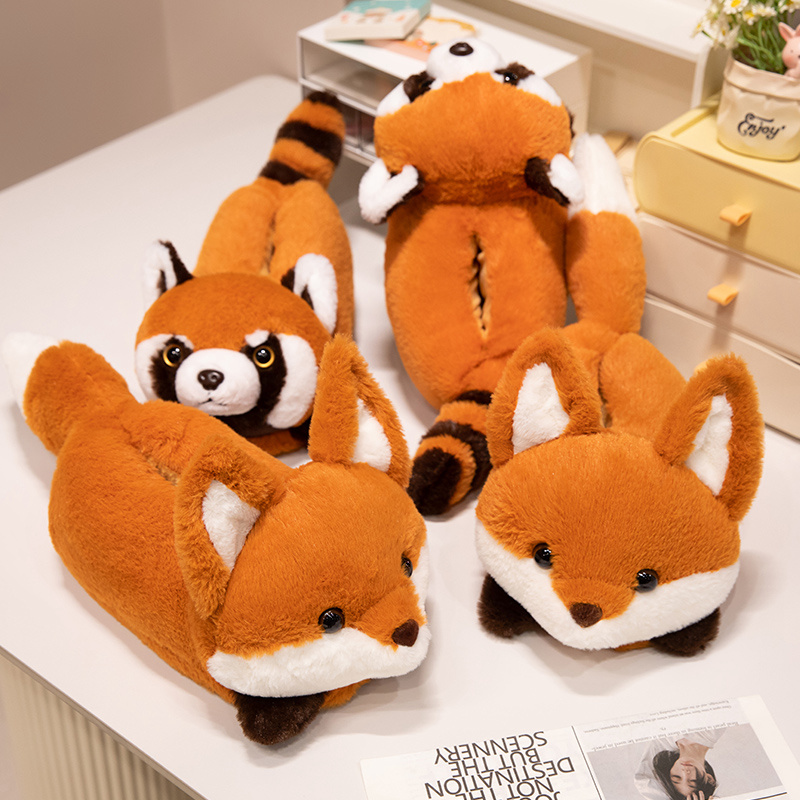 Men Shoes Red Tape - Śliczne czerwone buty Panda Fox Kobiety