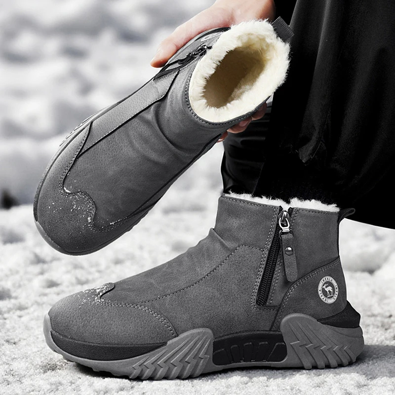 Men'S Shoes For Running - Zimowe buty śniegowce antypoślizgowe, codzienne, wodoodporne,