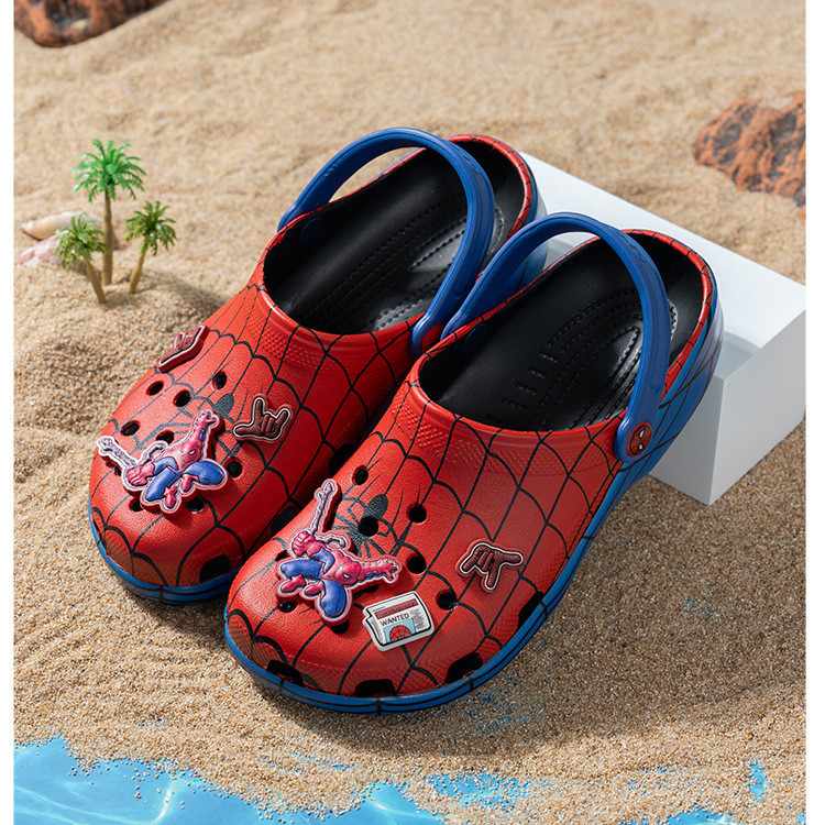 Men Shoes Red Tape - Czerwone sandały w stylu Spider-Mana, modne
