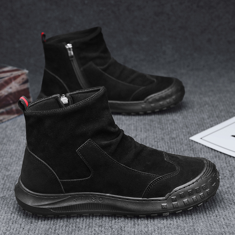 Zamszowe buty męskie wysokiej  – Men'S Shoes For Work recenzja i cena