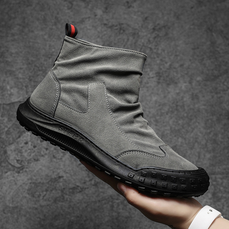 Zamszowe buty męskie wysokiej  – Men'S Shoes For Work recenzja i cena