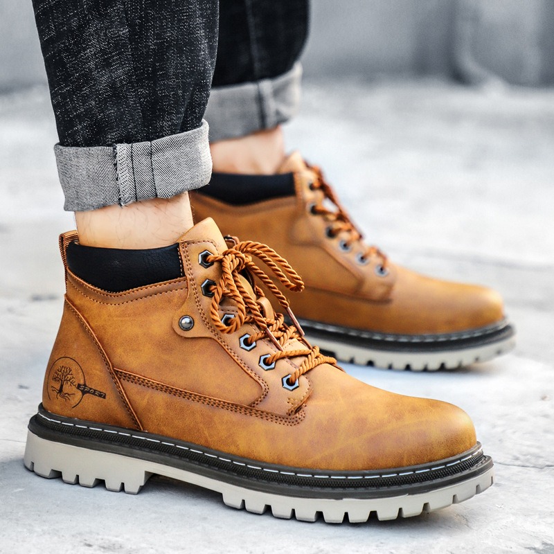 Męskie buty wysokie, casualowe – Men'S Shoes For Work recenzja i cena