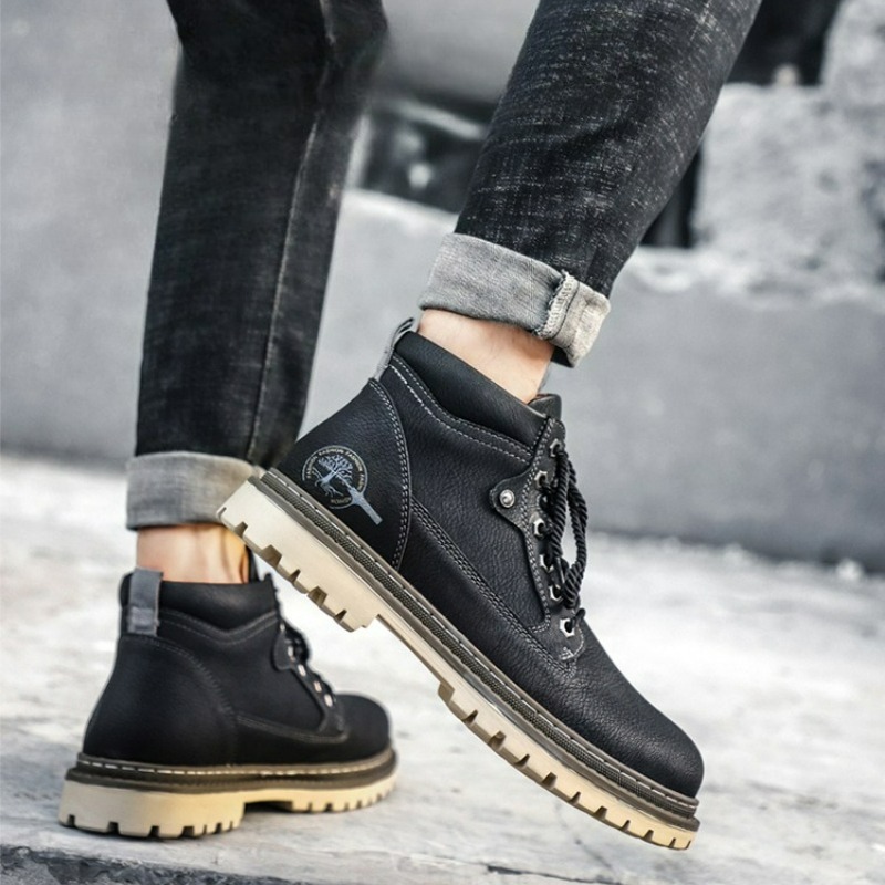 Męskie buty wysokie, casualowe – Men'S Shoes For Work recenzja i cena