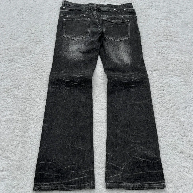Modne jeansy damskie z podwójn – Men Shoes Jeans recenzja i cena