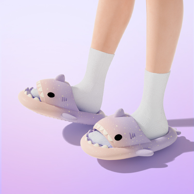 Cute Cartoon Shark kapcie dla  – Men Shoes Style recenzja i cena