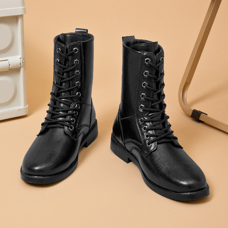 Wysokie skórzane buty taktyczn – Men'S Shoes For Work recenzja i cena