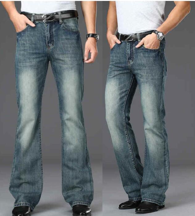 Męskie dżinsy dzwony luźne męs – Men Shoes Jeans recenzja i cena