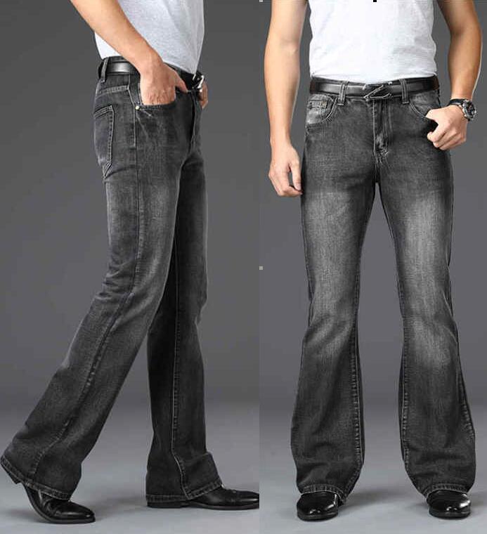 Męskie dżinsy dzwony luźne męs – Men Shoes Jeans recenzja i cena
