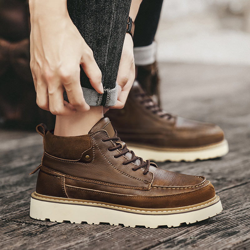 Męskie brązowe ocieplane polar – Men'S Shoes For Work recenzja i cena