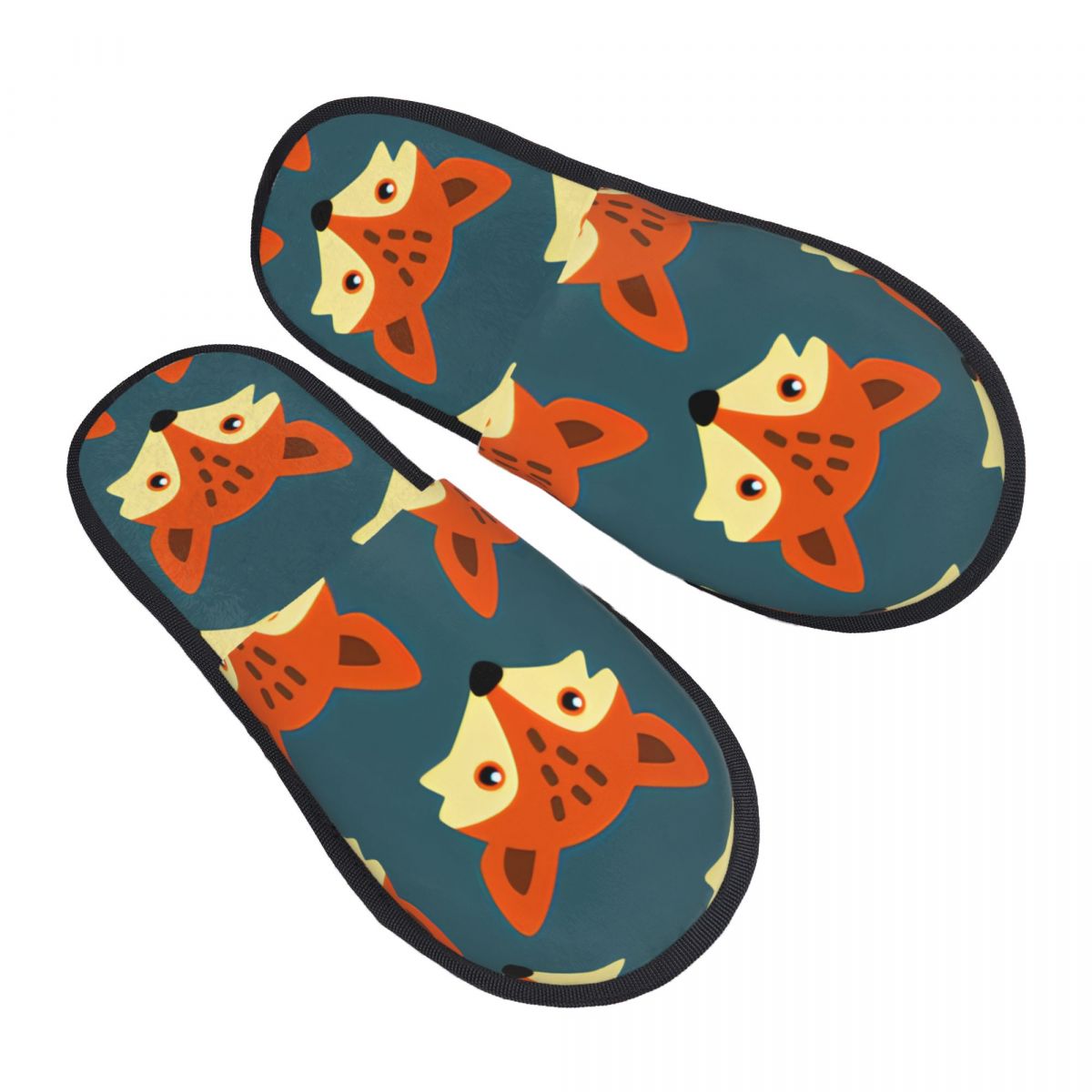 Pluszowe Kapcie Domowe Akwarel – Men Shoes Illustration recenzja i cena