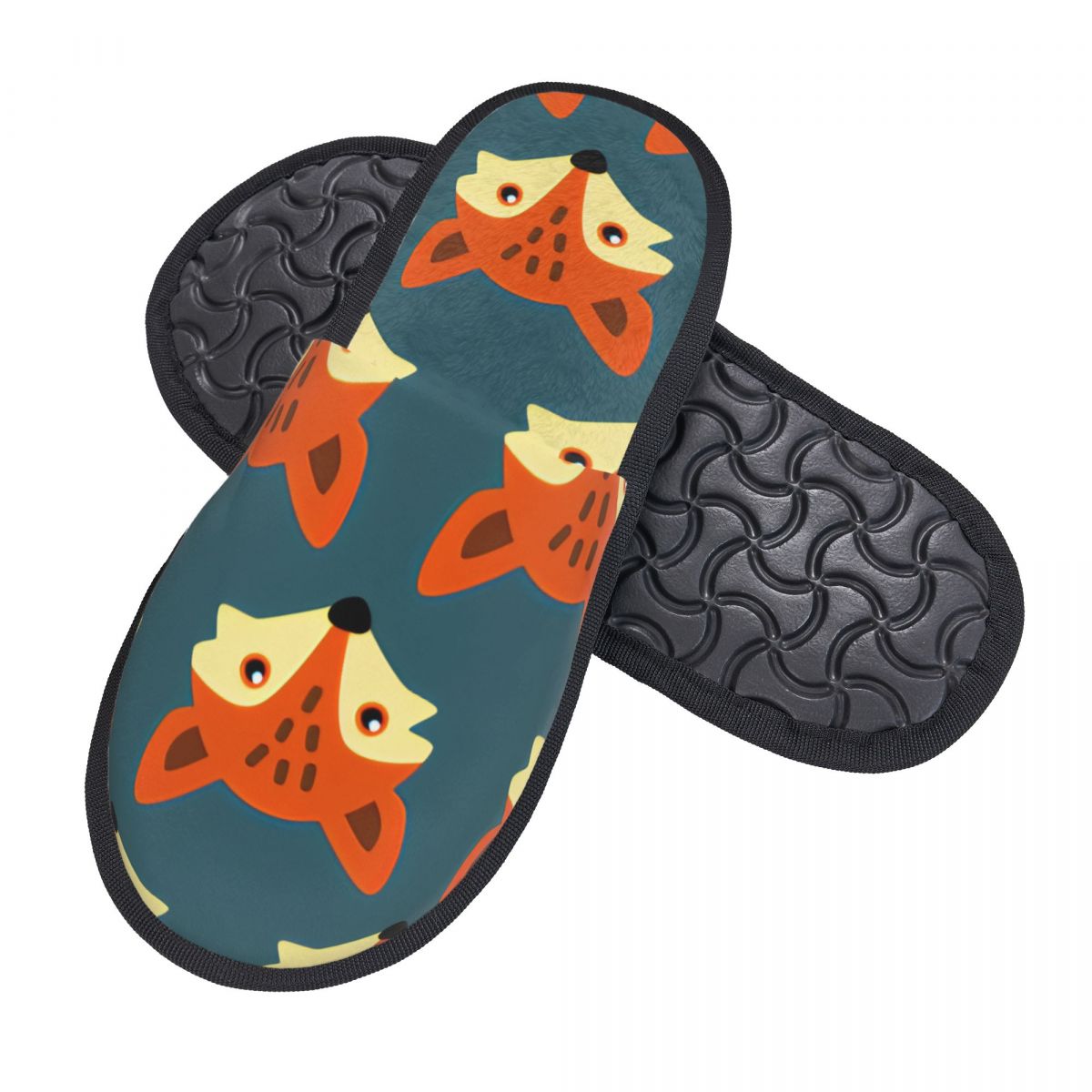 Pluszowe Kapcie Domowe Akwarel – Men Shoes Illustration recenzja i cena