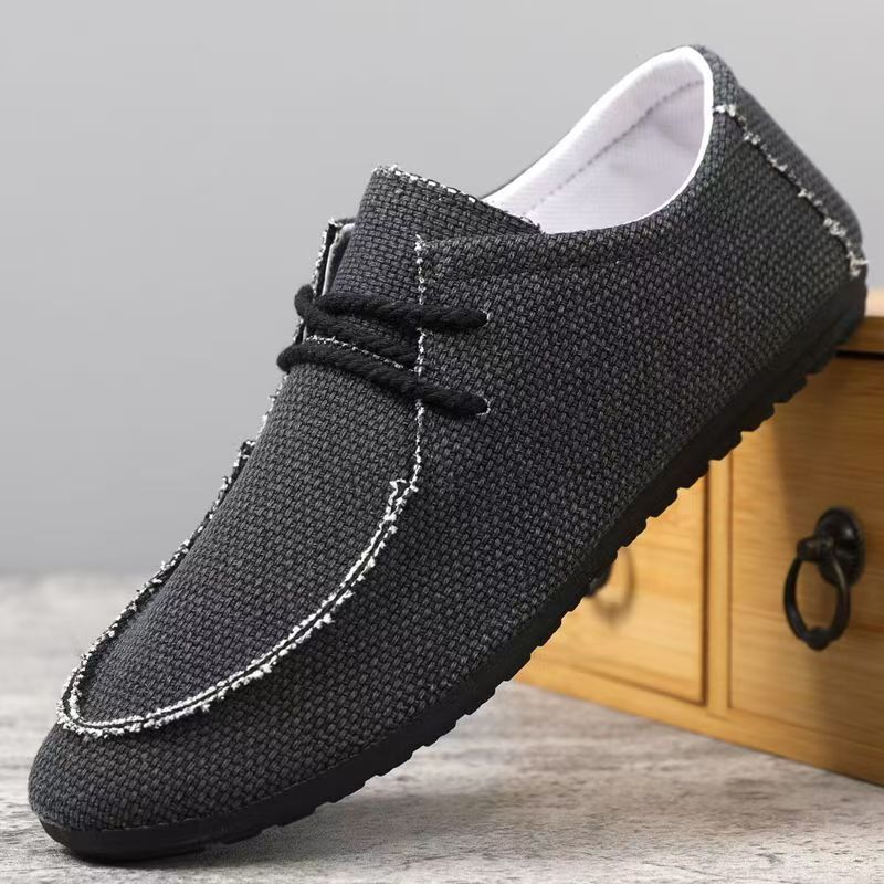Męskie buty sznurowane z płótn – Men'S Shoes For Work recenzja i cena