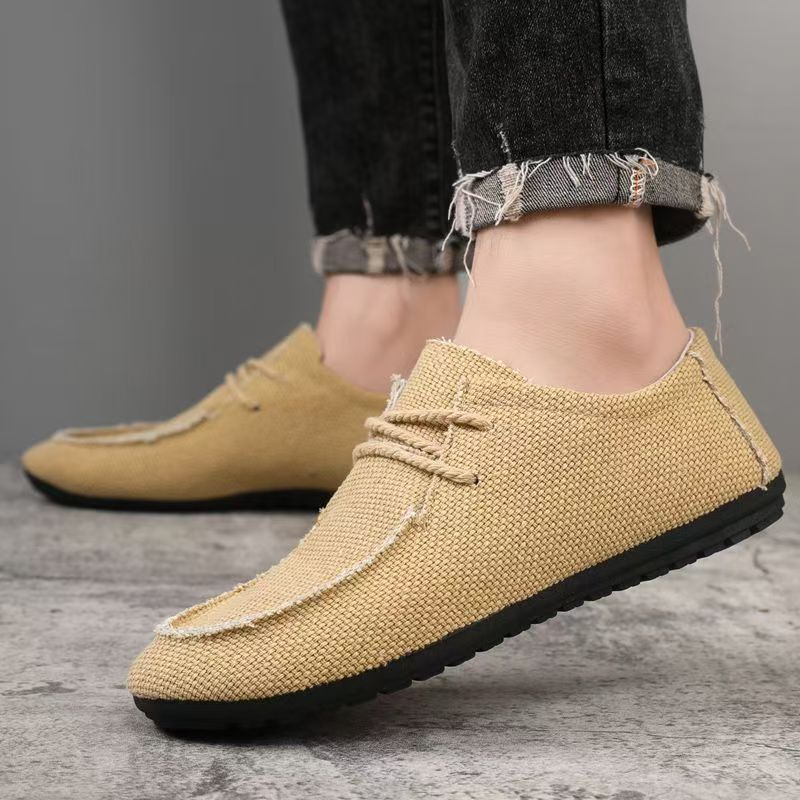 Męskie buty sznurowane z płótn – Men'S Shoes For Work recenzja i cena