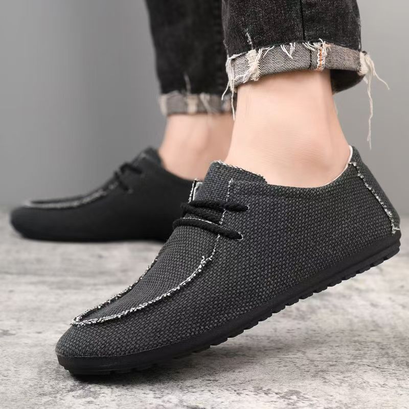 Męskie buty sznurowane z płótn – Men'S Shoes For Work recenzja i cena