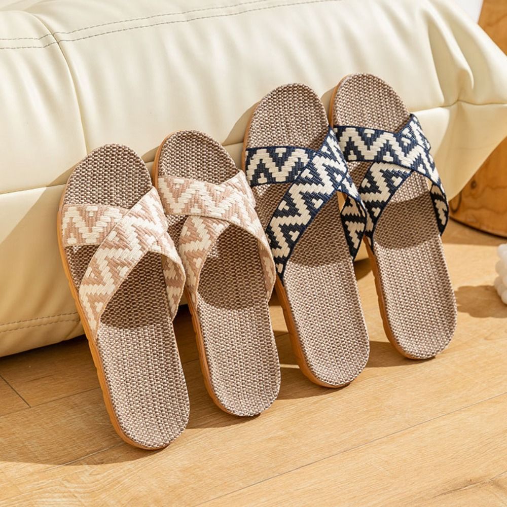 Modne etniczne lniane klapki z – Men Shoes Style recenzja i cena