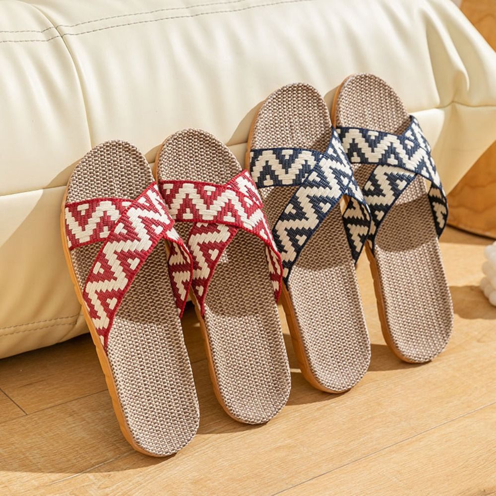 Modne etniczne lniane klapki z – Men Shoes Style recenzja i cena